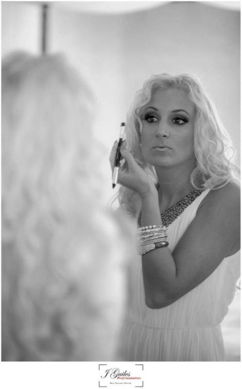 Bridal Hair and Makeup: wedding makeup application