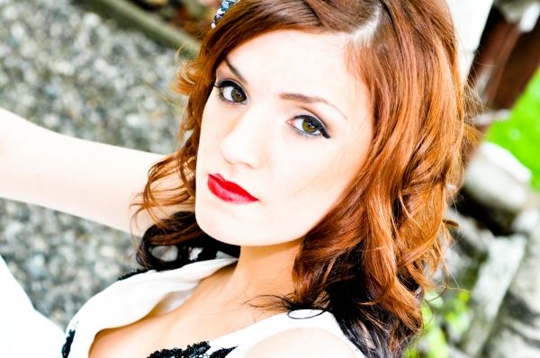 Bridal Hair and Makeup in CT - Photo shoot for Inspiring actress